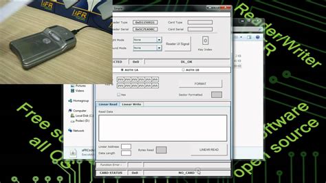 mifare rfid reader|MIFARE card reader software download.